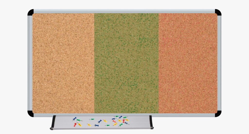 whitemark cork board in three colors